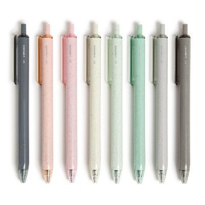 U Brands 8ct Gel Ink Pens with Refills Essential Speckle | Target