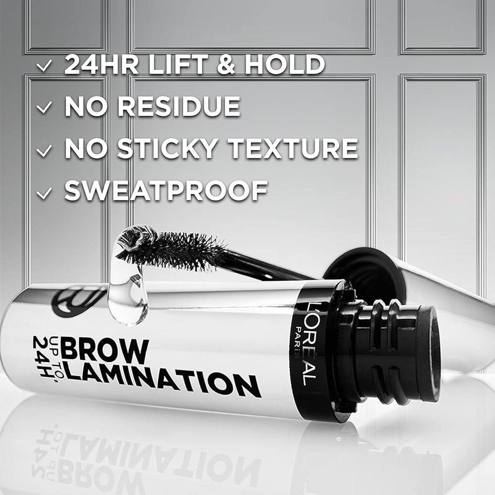 L'Oreal Paris Infallible Up To 24H Wear Brow Lamination, Water-Resistant Longwear Eyebrow Gel Mak... | Amazon (US)