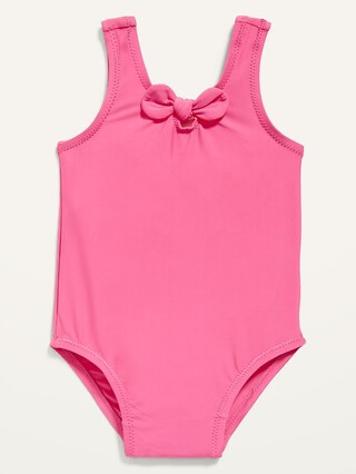 Tie-Front One-Piece Swimsuit for Baby | Old Navy (US)