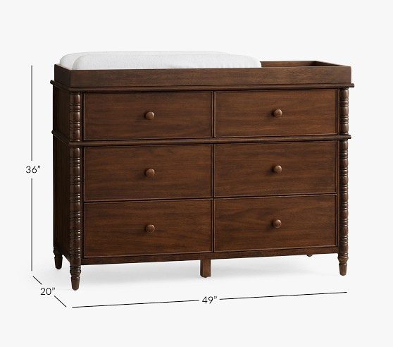 Elsie 6-Drawer Dresser & Topper Set (49w x 20d") | Pottery Barn Kids