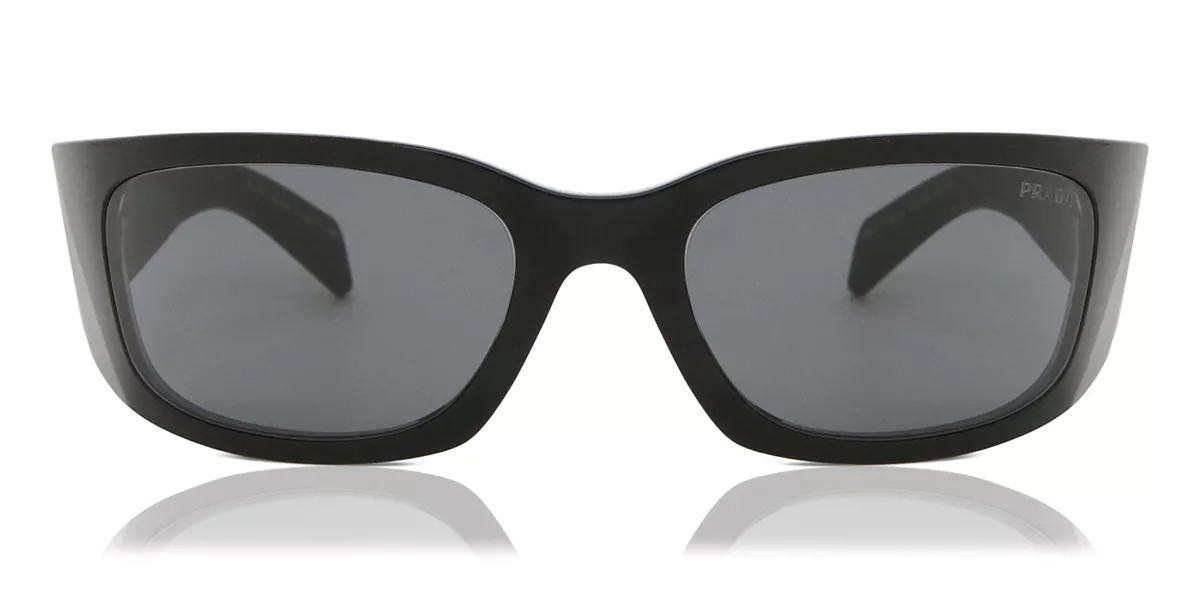 Prada PR A14S 1AB5S0 Women’s Sunglasses Black Size 60 | SmartBuyGlasses Global