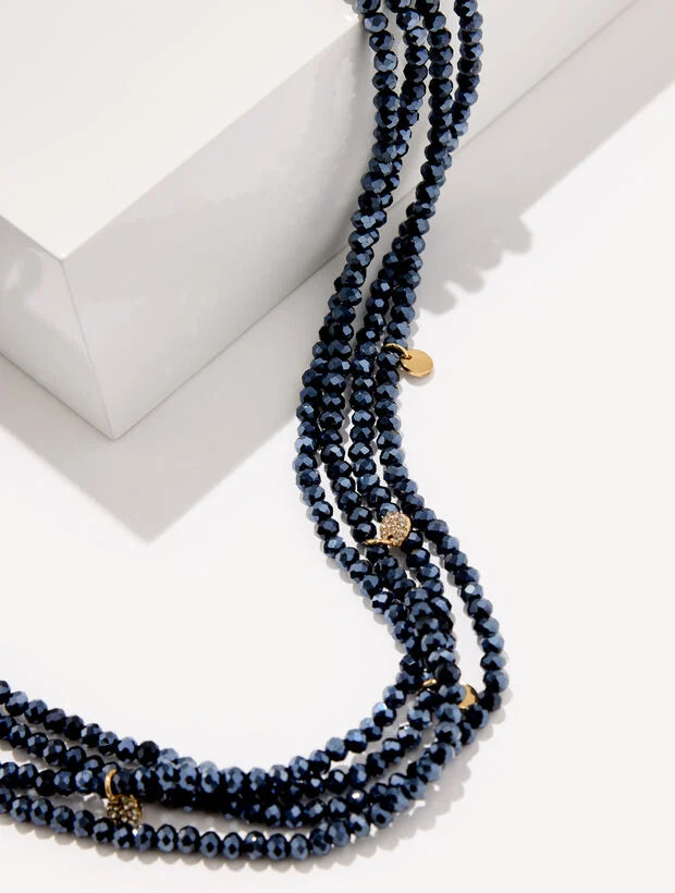 Adara Beaded Layer Necklace | Talbots