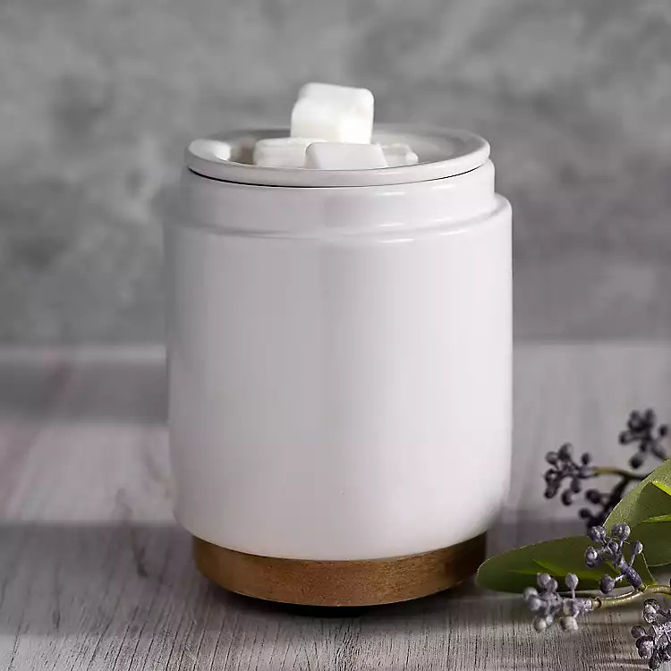 White Ceramic Wax Warmer | Kirkland's Home