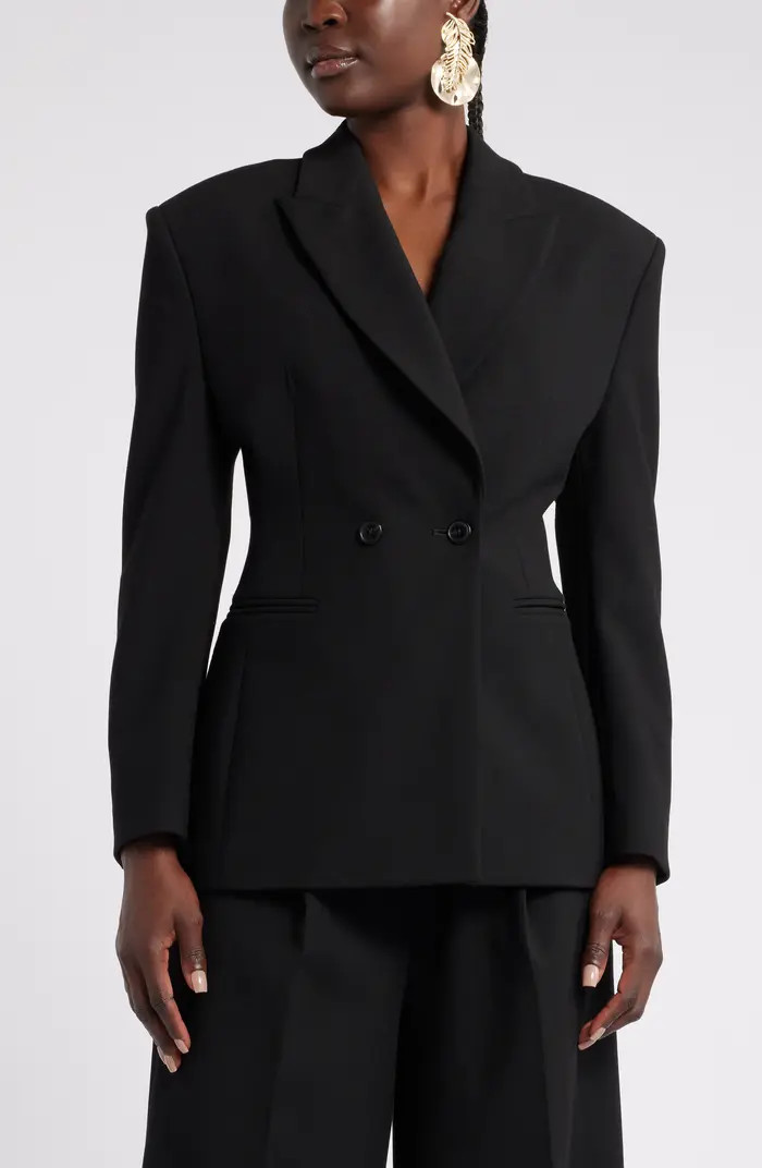 Nordstrom x Harlem's Fashion Row Megan Renee Structured Double Breasted Blazer | Nordstrom | Nordstrom