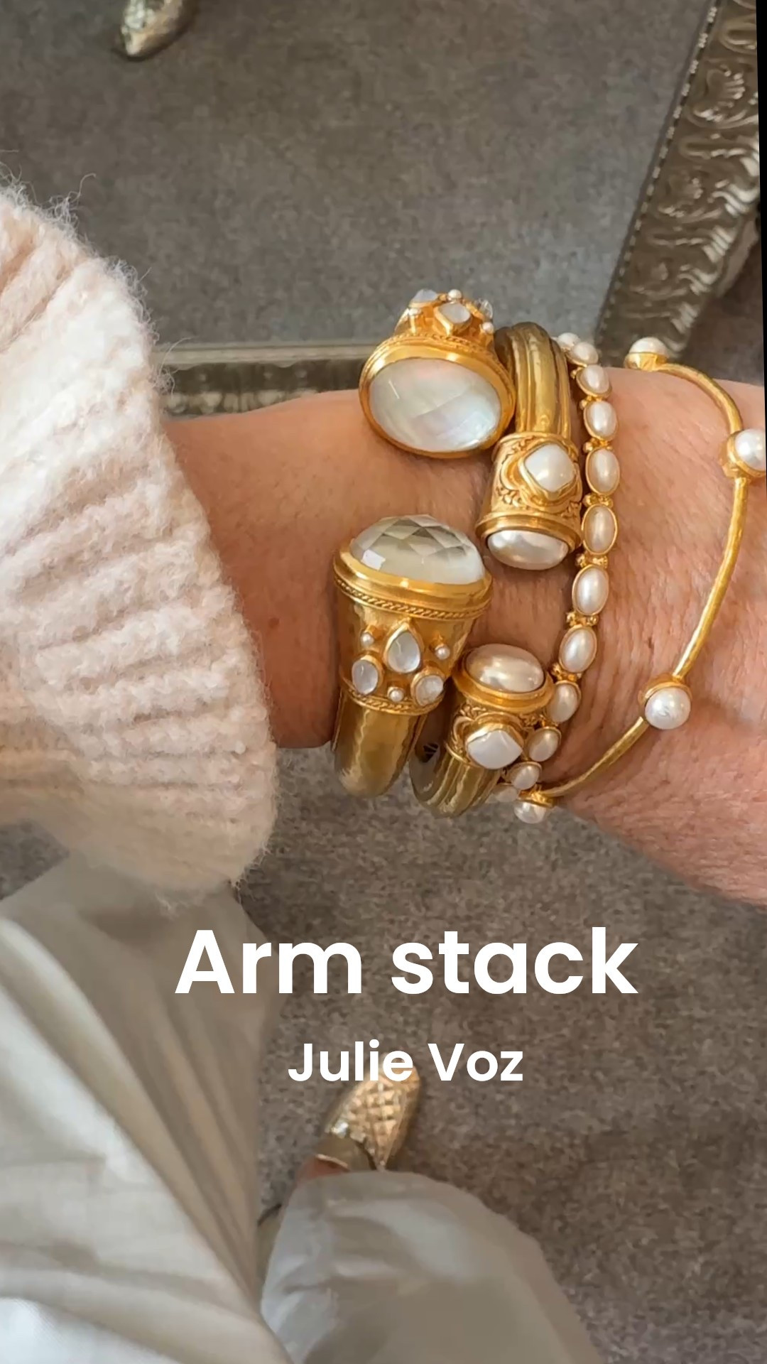 A little arm candy stack

Julie Vos Jewlery not only makes a statement but it’s such beautiful high quality pieces.

Sweater Amazon

Trousers Spanx 
Save 15% off code Deardarcyxspanx 

Loafers Madison Masion 

#LTKOver40 #LTKStyleTip #LTKWatchNow
