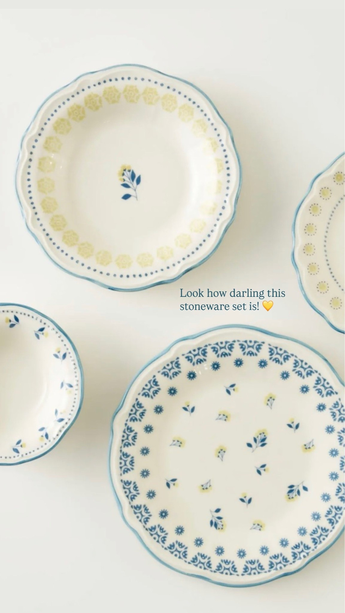 I have a green floral set from them but now I’m dreaming of this yellow + blue combo. It’s on sale for MDW!

#LTKSaleAlert #LTKHome
