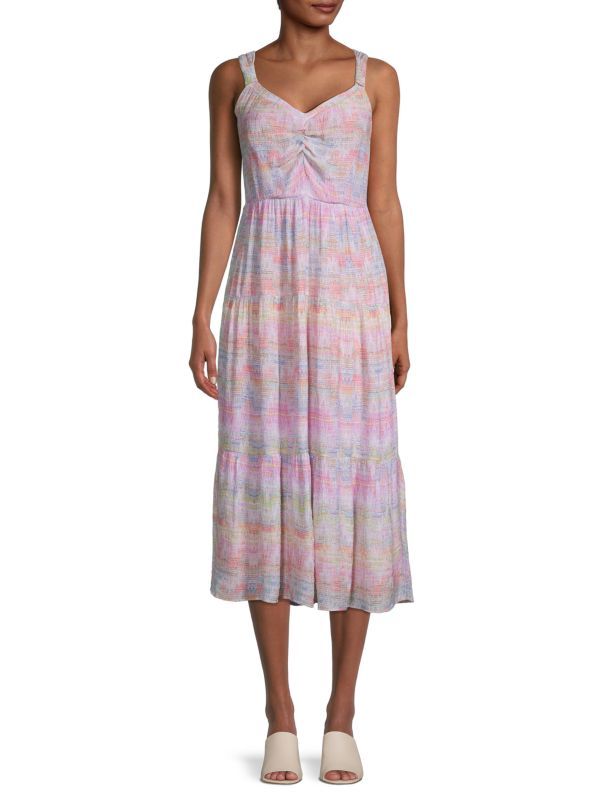 Mirren Midi Tiered Dress | Saks Fifth Avenue OFF 5TH