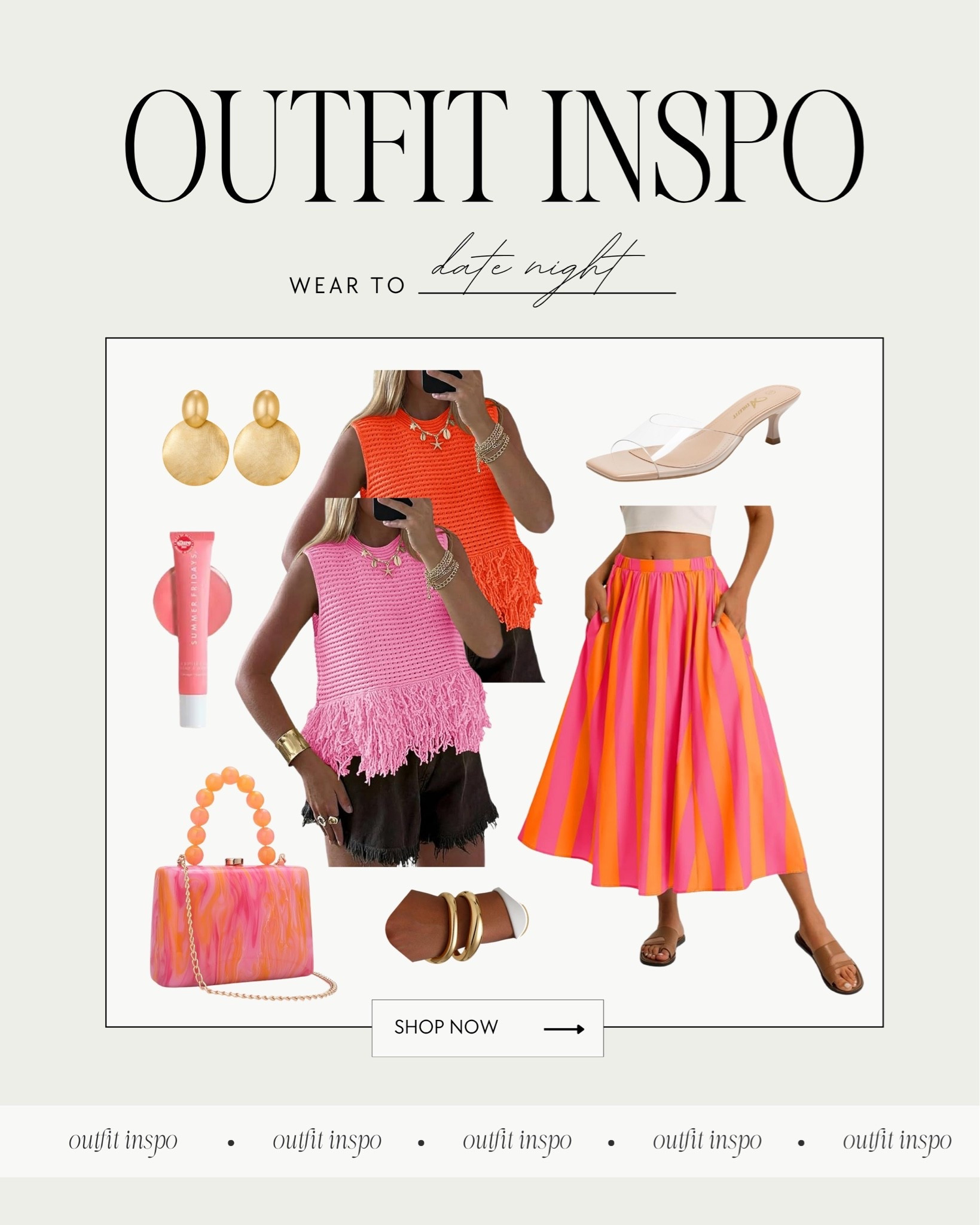 Date night // date night outfit // bright outfit // colorful outfit // whimsy // fringe // Amazon // pink // orange

#LTKmomlife #LTKgrwm #LTKootd