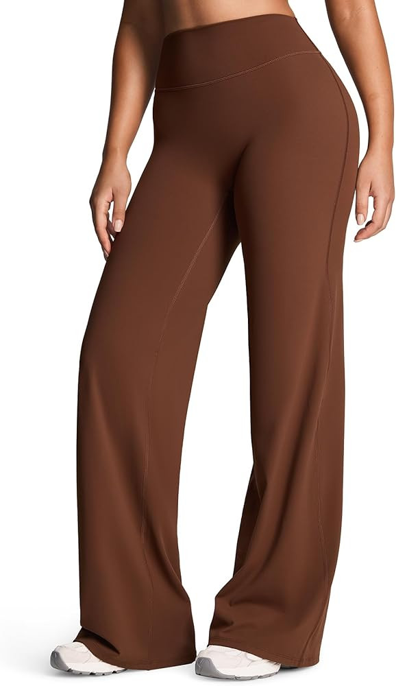 Aoxjox Women's Workout Athlenza Straight Leg Bottoms High Waist Lumastretch™ Gym Yoga Pants 31"... | Amazon (US)