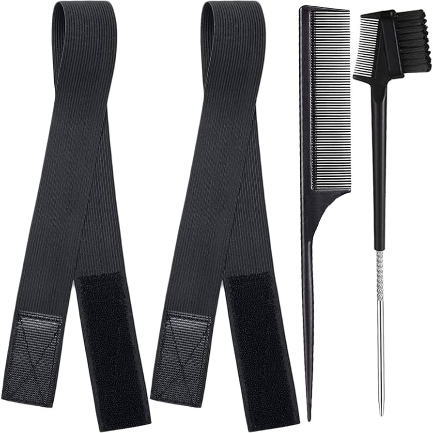 2 Pcs Wig Band For Melting Lace Band Elastic Bands For Wig Edge Lace Frontal Melt Adjustable Wrap... | Amazon (US)