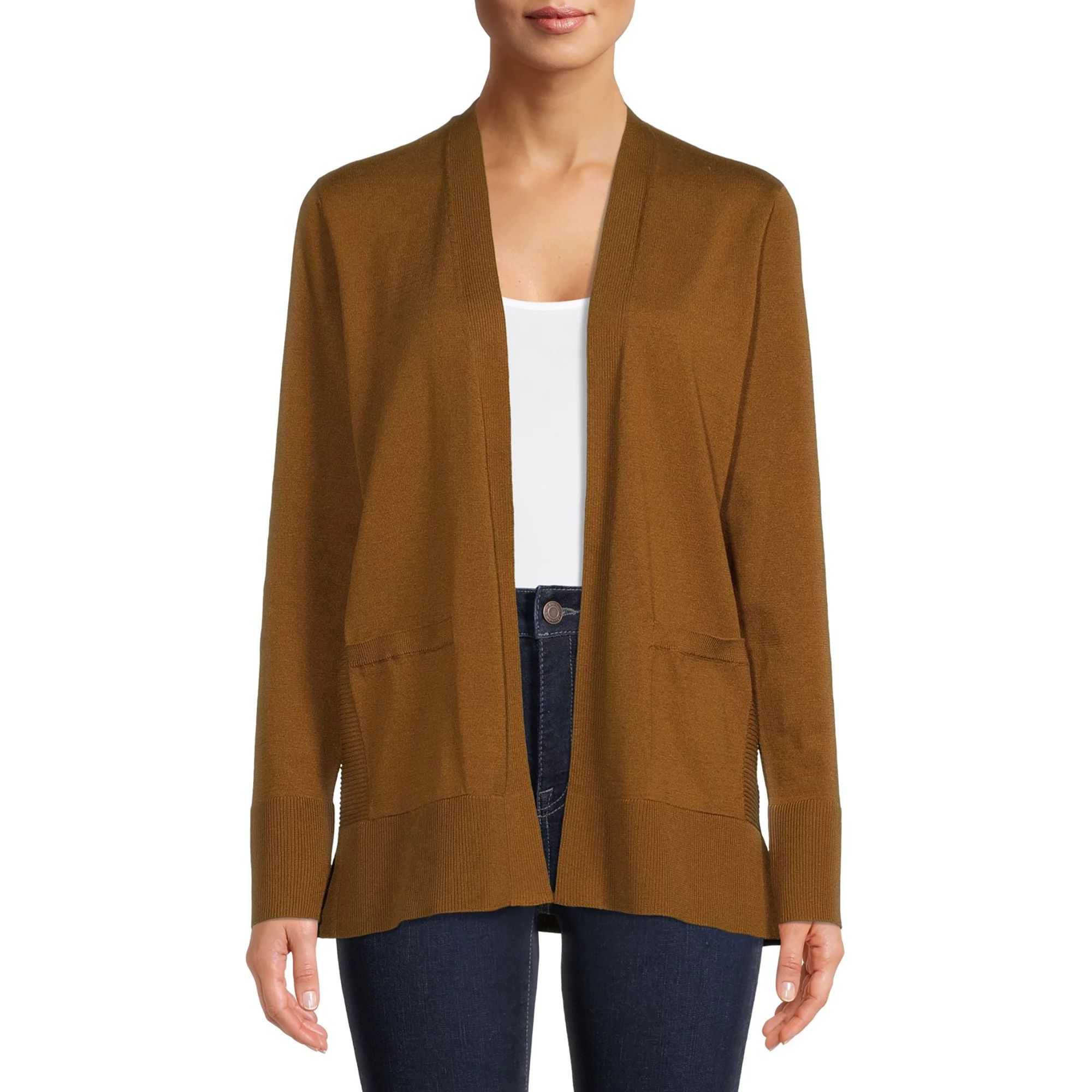 Time and Tru Women's Open Front Cardigan | Walmart (US)