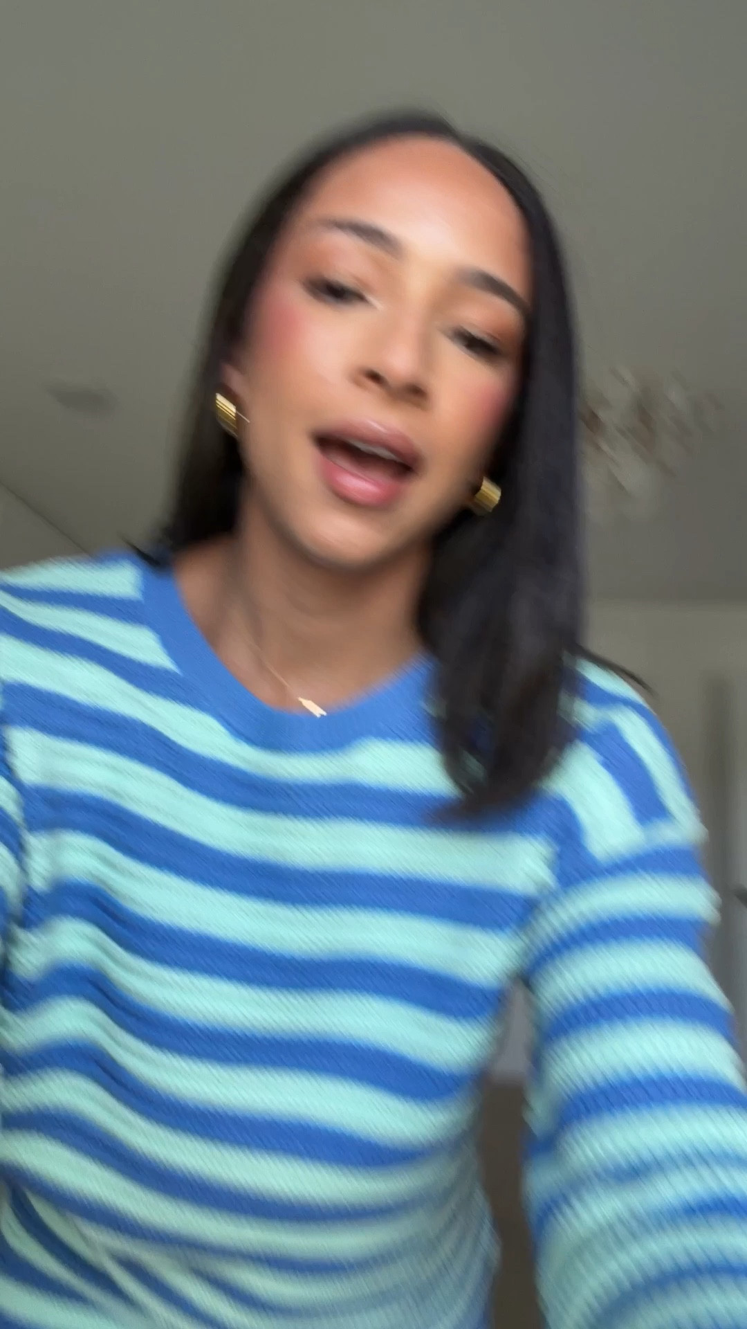 Use code NENA20 to save 20% off Anthropologie! This striped set is so comfy and perfect for coffee runs and bike rides at the beach. Wearing size S sweater, S shorts

summer outfit, casual outfit, matching set, lounge outfit, vacation outfit, mom outfit, postpartum outfit

#LTKmomlife #LTKootd