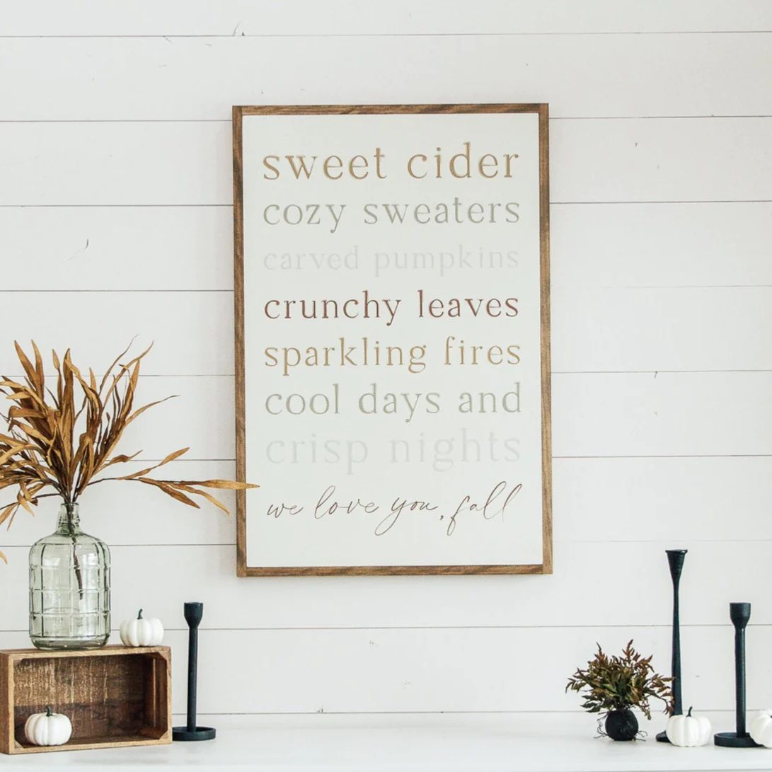 We Love You Fall | Joyfully Said