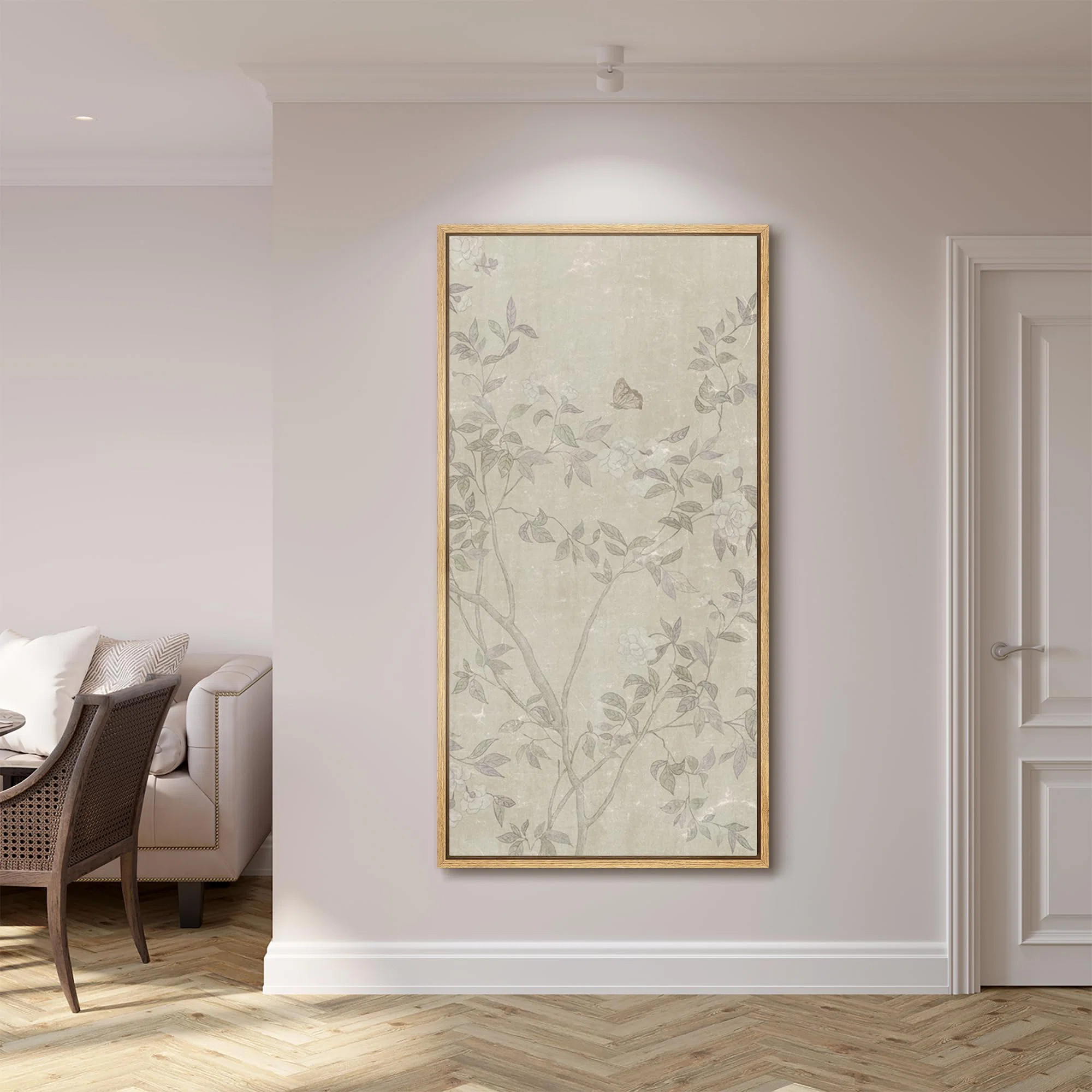 Butterfly and Branches Subtle and Graceful Modern Art | Wayfair North America