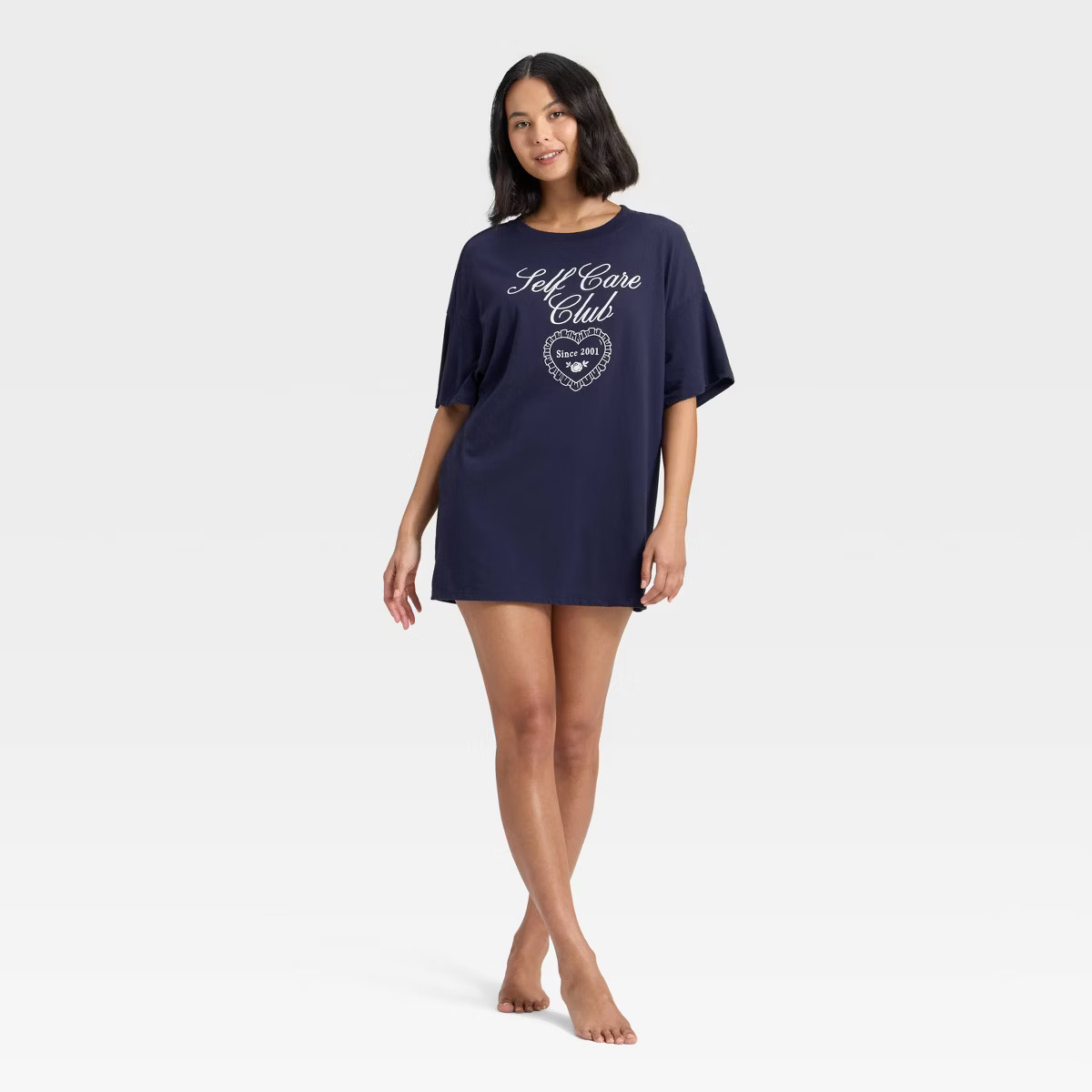 Women's Graphic Oversized T-Shirt Sleep Dress - Wild Fable™ | Target