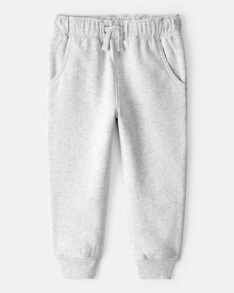 Toddler Boy DayDream Fleece Cotton Jogger - Grey | Carter's Inc