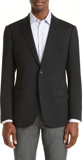 G-Line Textured Box Stretch Virgin Wool Sport Coat | Nordstrom