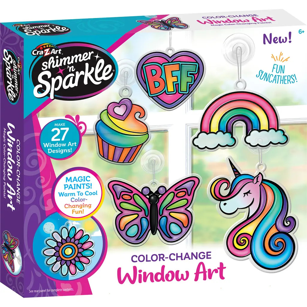 Shimmer 'N Sparkle Diy Colorchange Window Art in Multicolored at Nordstrom | Nordstrom