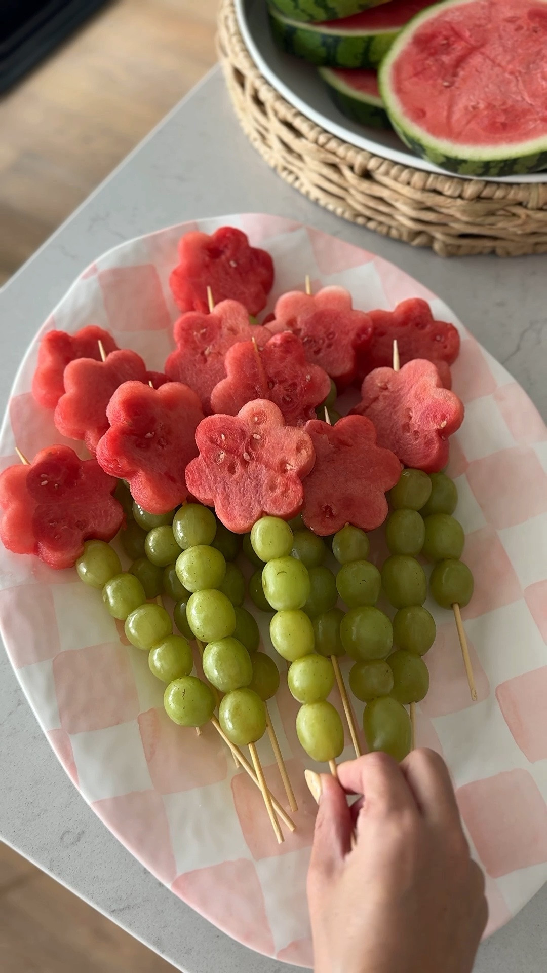 Flower shaped fruit skewers for your next spring party!
Snack idea
Appetizer idea
Party food fun

#LTKfoodie #LTKmomlife #LTKHome