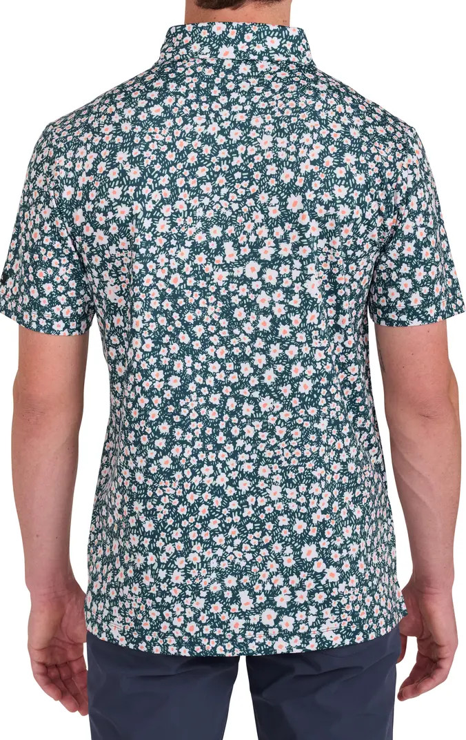 Bad Birdie Bermuda Floral Performance Golf Polo | Nordstrom | Nordstrom