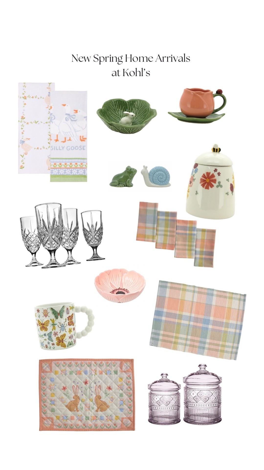 New spring home arrivals at Kohl’s. Perfect for Easter or spring hosting. Easter table top spring tablescape 

#LTKSeasonal #LTKU #LTKHome