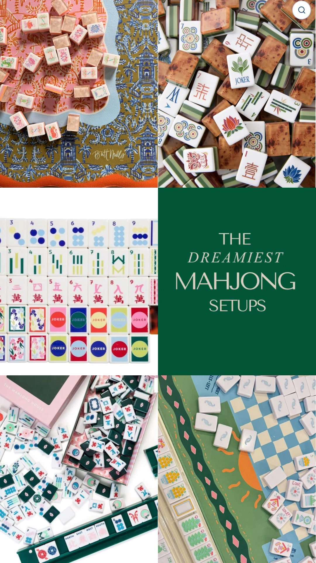 The dreamiest Mahjong setups 🀄️💚 from colorful tiles to chic mats and accessories—this is your sign to upgrade your game night ✨ Everything linked to recreate these looks or mix and match your favorites!

#LTKOver40 #LTKmomlife #LTKHome