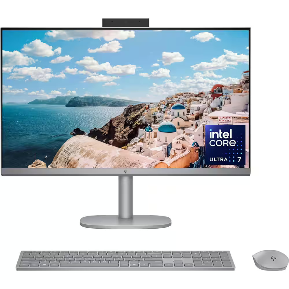 HP - OmniStudio X 27" Touch Intel Ultra 7 155H 16GB/1TB All-in-One Desktop PC A82XXAA#ABA - Meteor Silver | Best Buy U.S.