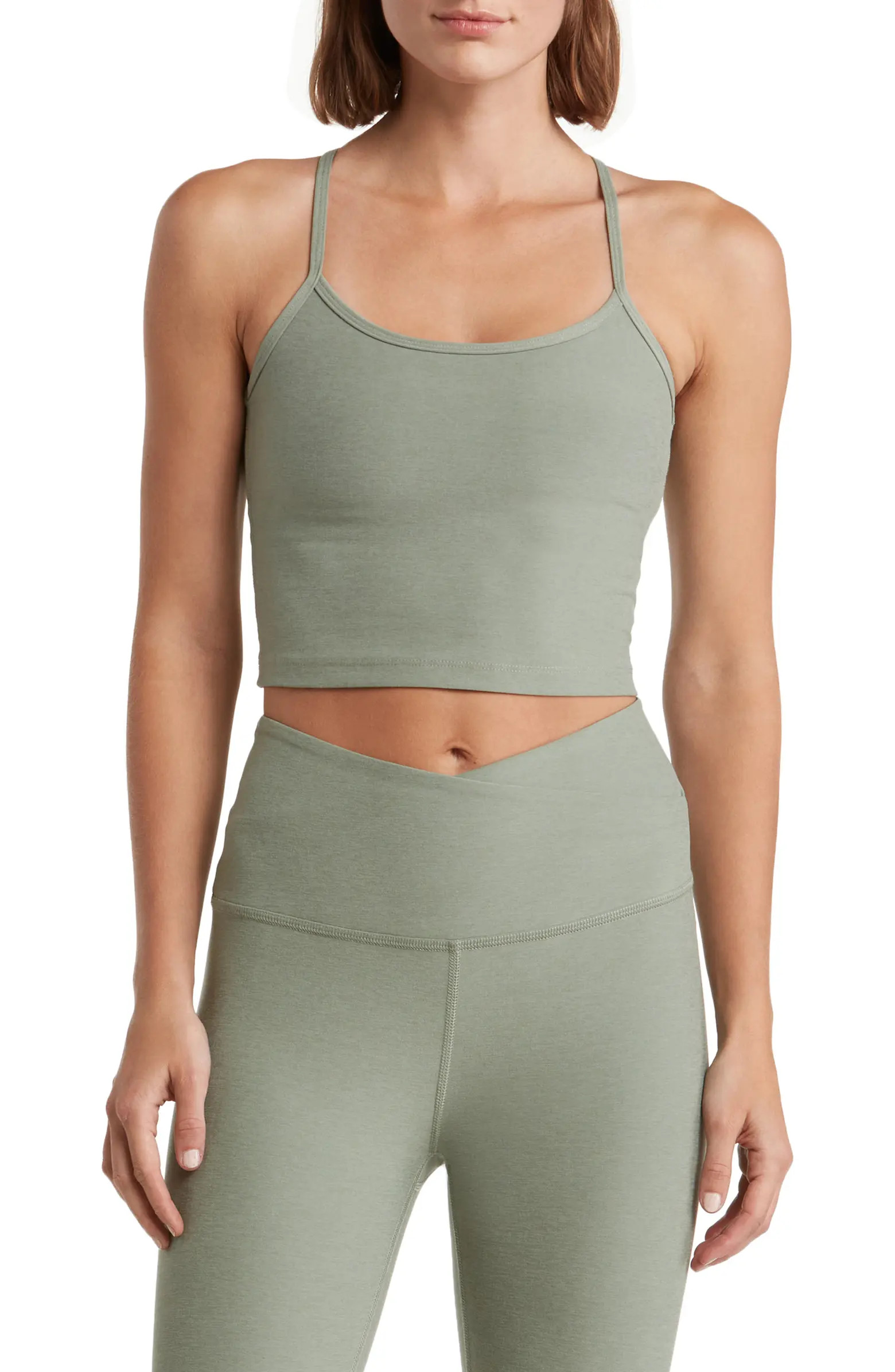 At your Leisure Space Dye High Waist Midi Leggings | Nordstrom