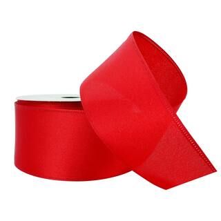 2.5" Satin Wired Ribbon by Celebrate It™ Christmas | Michaels Stores