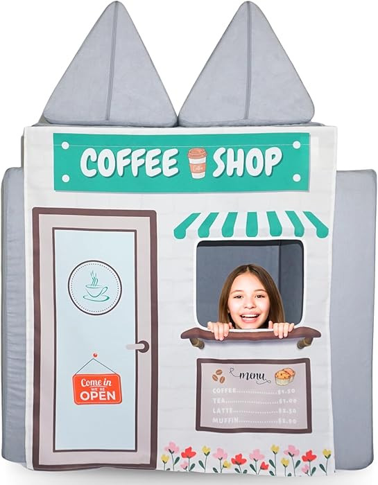 Couch Swag Play Panel for Childrens Foam Sofa Kids Couch (Coffee Shop) | Amazon (US)