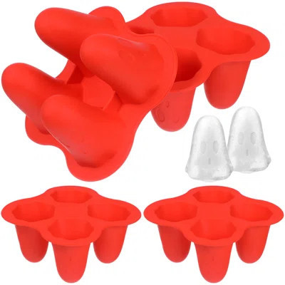4Pcs Ice Cube Molds Silicone Tray Ice Molds Maker Molds | Wayfair North America