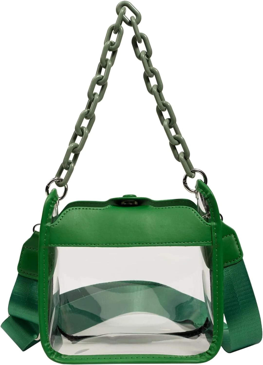 Municipal Clear Purses for Women Clear Crossbody Bags Game Day Bag Stadium Approved Shoulder Bag Satchel Bag - Walmart.com | Walmart (US)