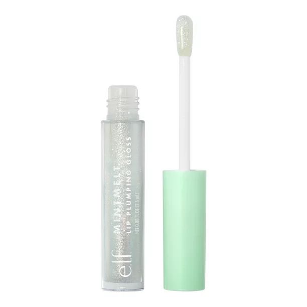 e.l.f. Mint Melt Lip Plumping Gloss, Mint Sparkle - Walmart.com | Walmart (US)