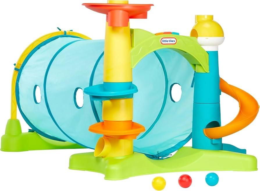 Little Tikes 2-in-1 Activity Tunnel, Indoor Outdoor Playset for Toddlers, Boys and Girls Ages 1-3... | Amazon (US)