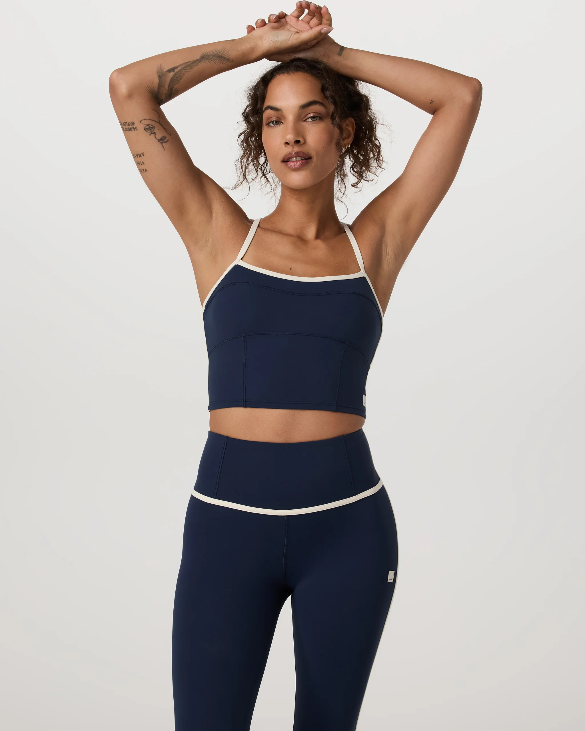 Vuori AllTheFeels™ Corset Tank | Women's Blue Coast Top | Vuori | Vuori Clothing (US & Canada)