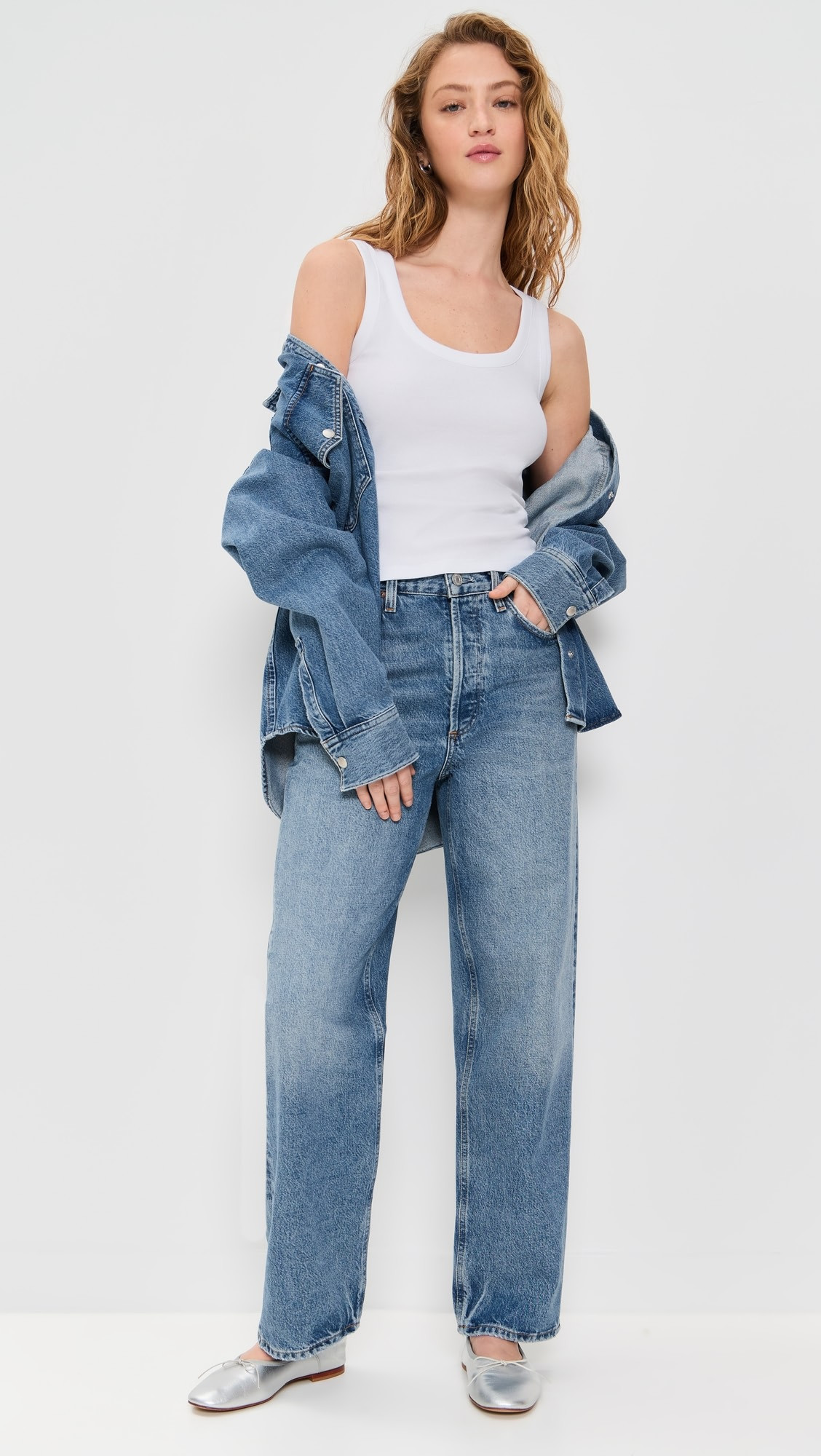 (Re)generative Cotton Ribbed Scoopneck Tank | Shopbop