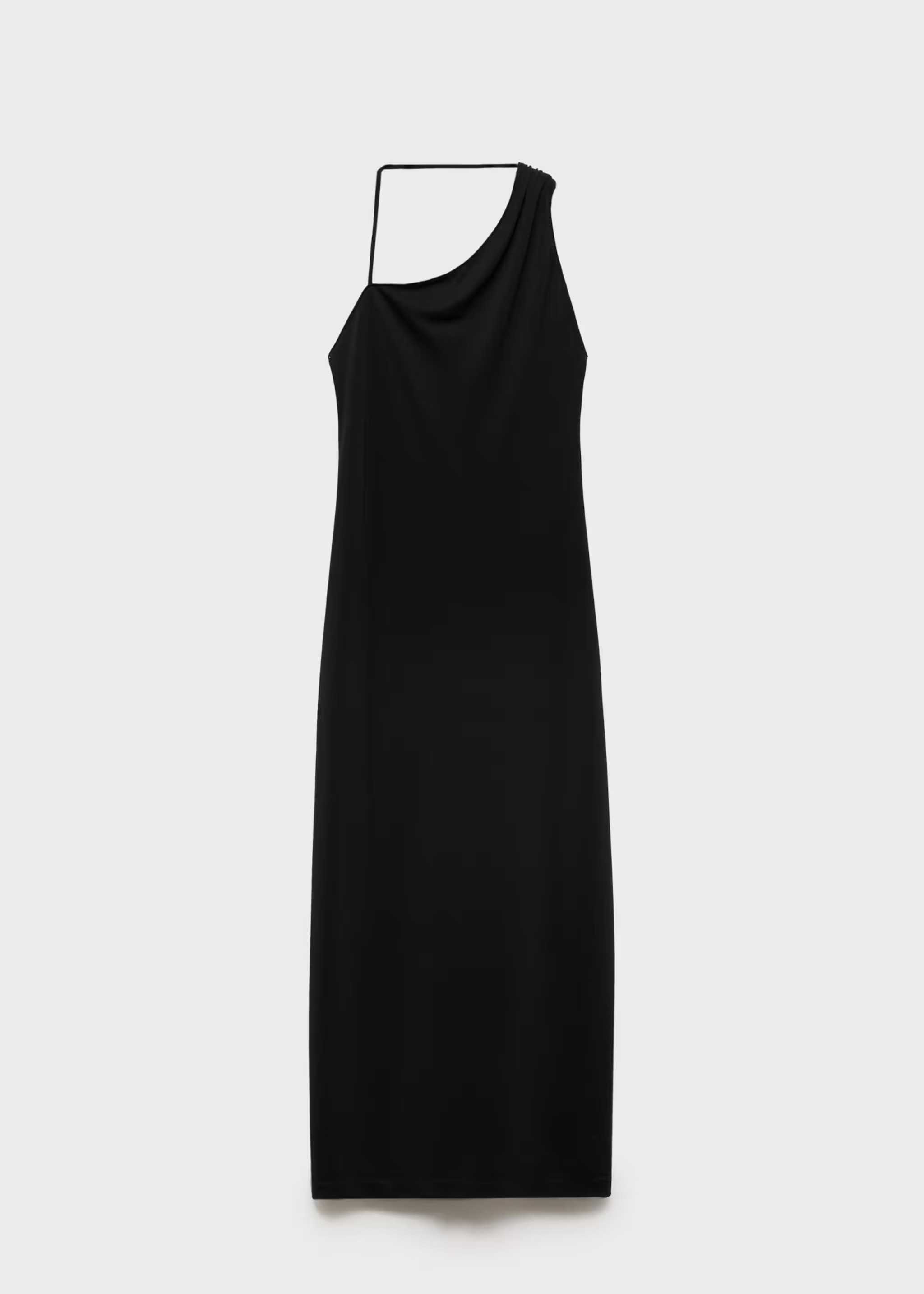 Open-back asymmetrical knitted dress | Mango (US/MX/AU)
