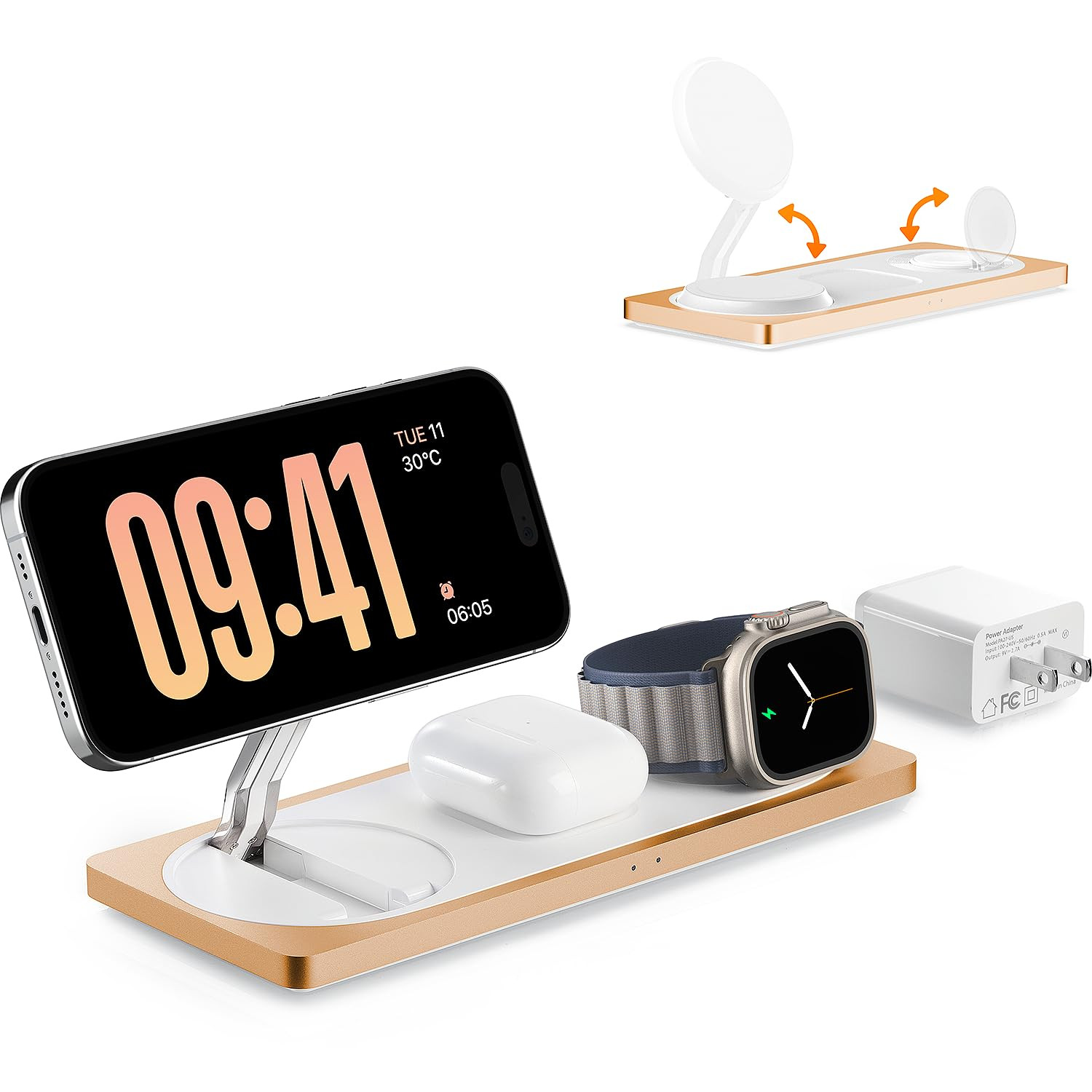 3 in 1 Charging Station for Apple Devices: Used for iPhone and Watch Charging Station with Magsaf... | Amazon (US)