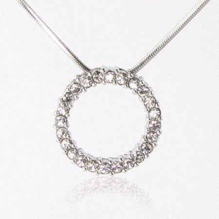 James Lawrence 80030 Necklace - Eden Merry - Infinity Circle - Crystal 18 in. | Unbeatable Sale