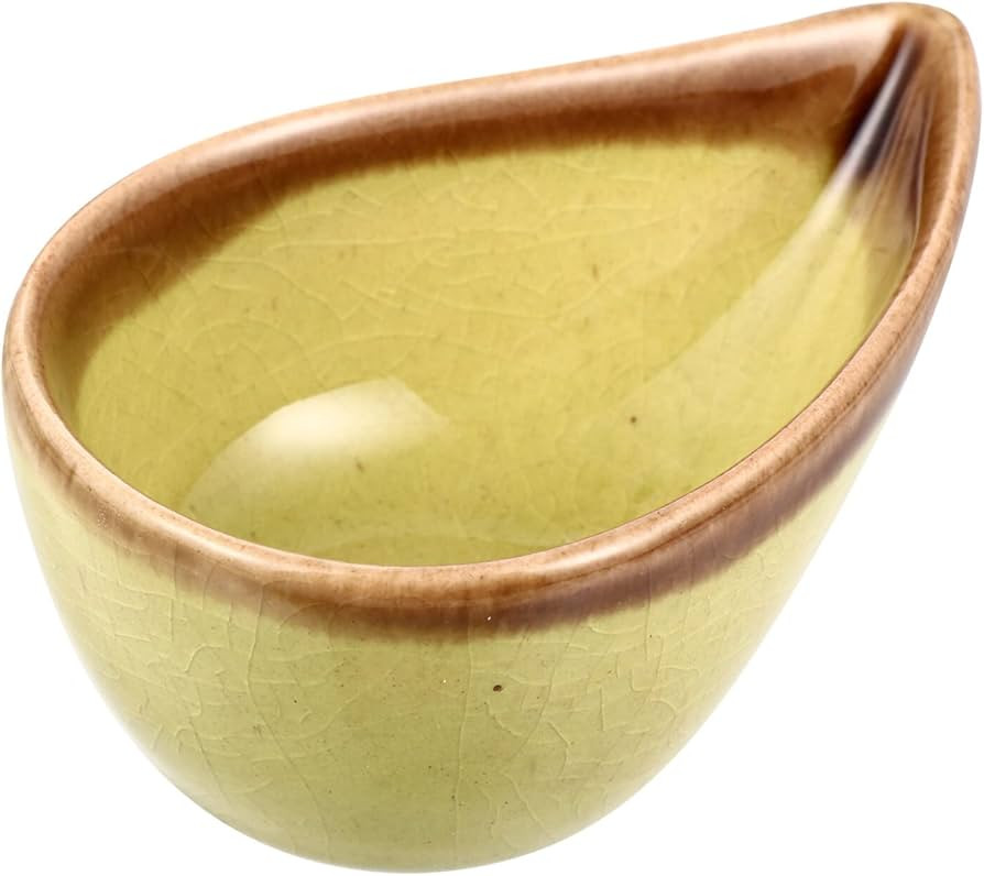 Aromatherapy Ceramic Dish Small Mixing Bowl with Pour Spout Essential Oil Holder Fruit Acid Brush... | Amazon (US)