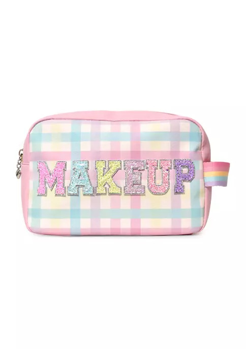Girls 7-16 Make-Up Multi Gingham Pouch | Belk