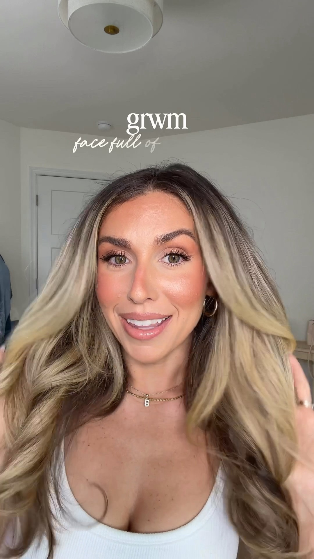 GRWM 🤍✨ face full of favorites! Sharing the shades & product details below 👇🏼 
+ L’Oréal lumi glotion shade medium 
+ maybelline lumi matte foundation shade 128
+ Natasha Denona concealer shade N2
+ dibs desert island duo stick in shade 2
+ one size setting powder in translucent 
+ morphe eyeshadow palette 
+ tarte Maneater mascara 
+ covergirl baked bronzer 
+ benefit precisely my brow pencil 
+ benefit 24 hour brow gel 
+ rhode peptide lip pencil in lunge 
+ lawless lipstick in Annie 
+ rhode peptide lip tint in ribbon

Glowy makeup
Drugstore makeup
Grwm
Get ready with me 
Easy makeup
Step by step makeup 
Luxury beauty 
Target makeup

#LTKgrwm #LTKBeauty #LTKselfcare