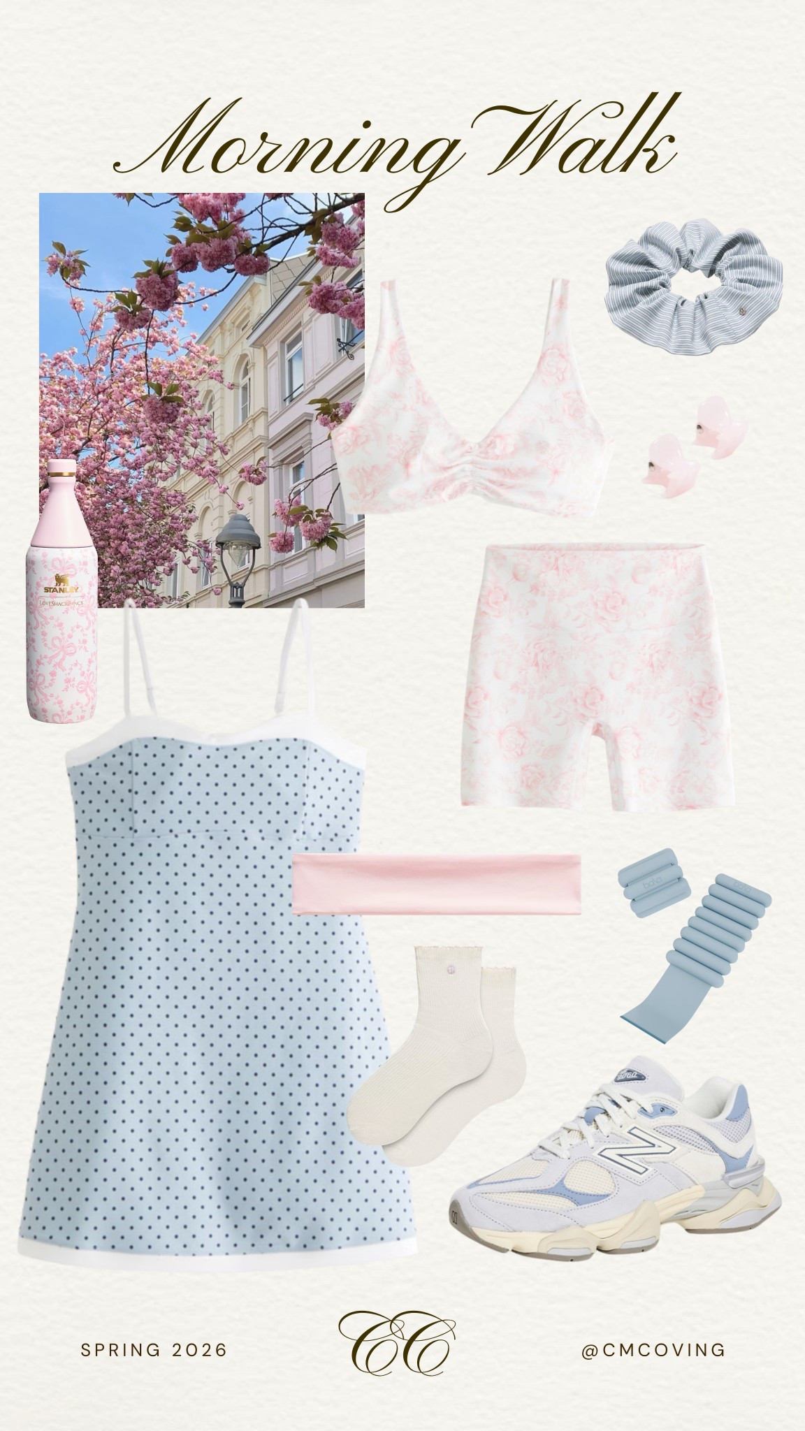 Morning walk outfit 🎀

#LTKootd #LTKgrwm #LTKmorningroutine