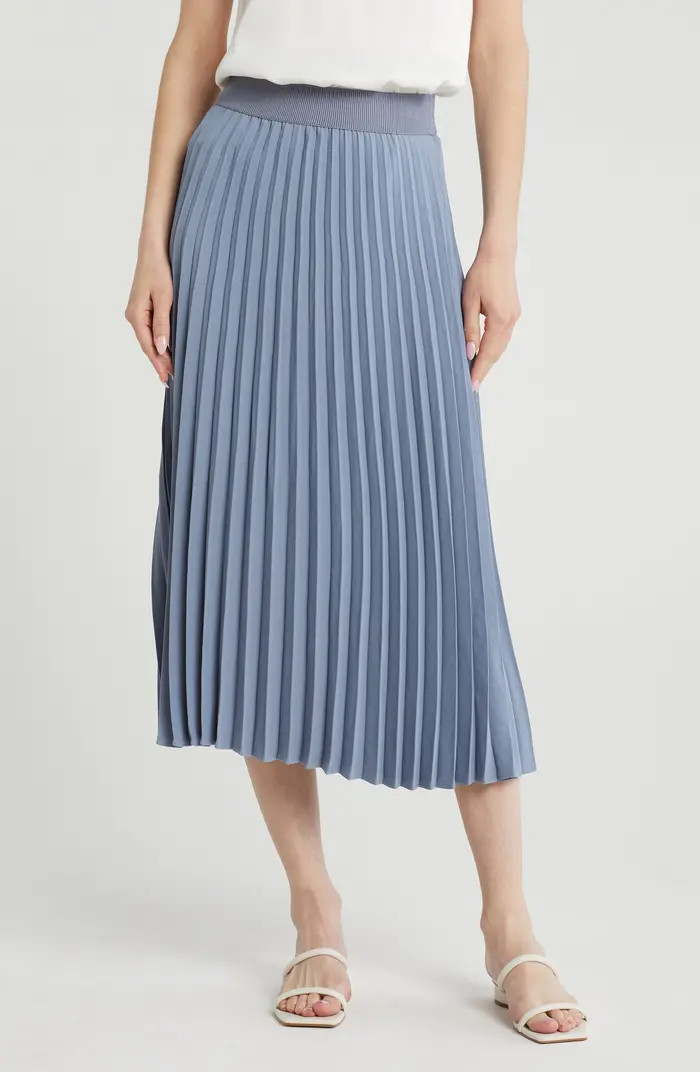 Pleated Midi Skirt | Nordstrom Rack