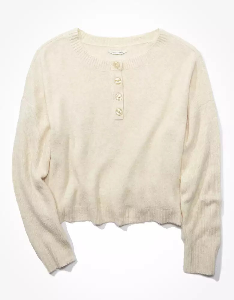 AE Henley Sweater | American Eagle Outfitters (US & CA)