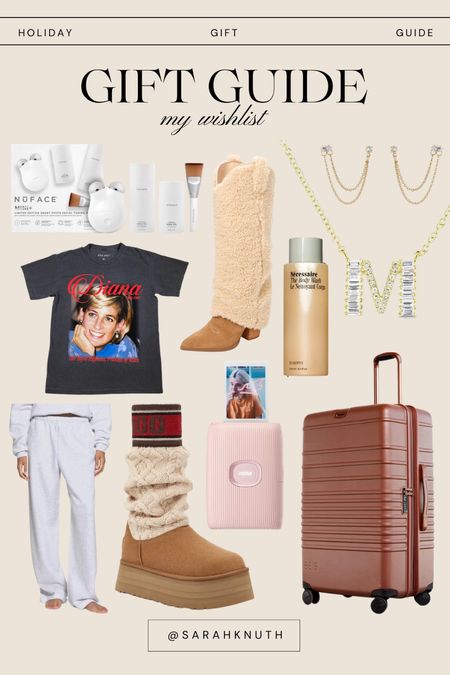 Gift guide for her, travel, boots, graphic tee, luggage

#LTKHoliday #LTKbeauty #LTKGiftGuide