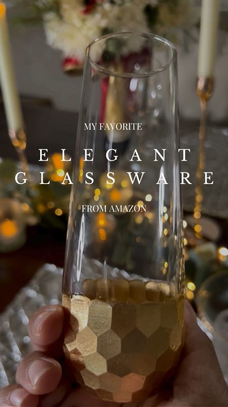 Holiday party must have! Elegant glassware for entertaining! All sets are $35 or less! 

#LTKHoliday #LTKSeasonal