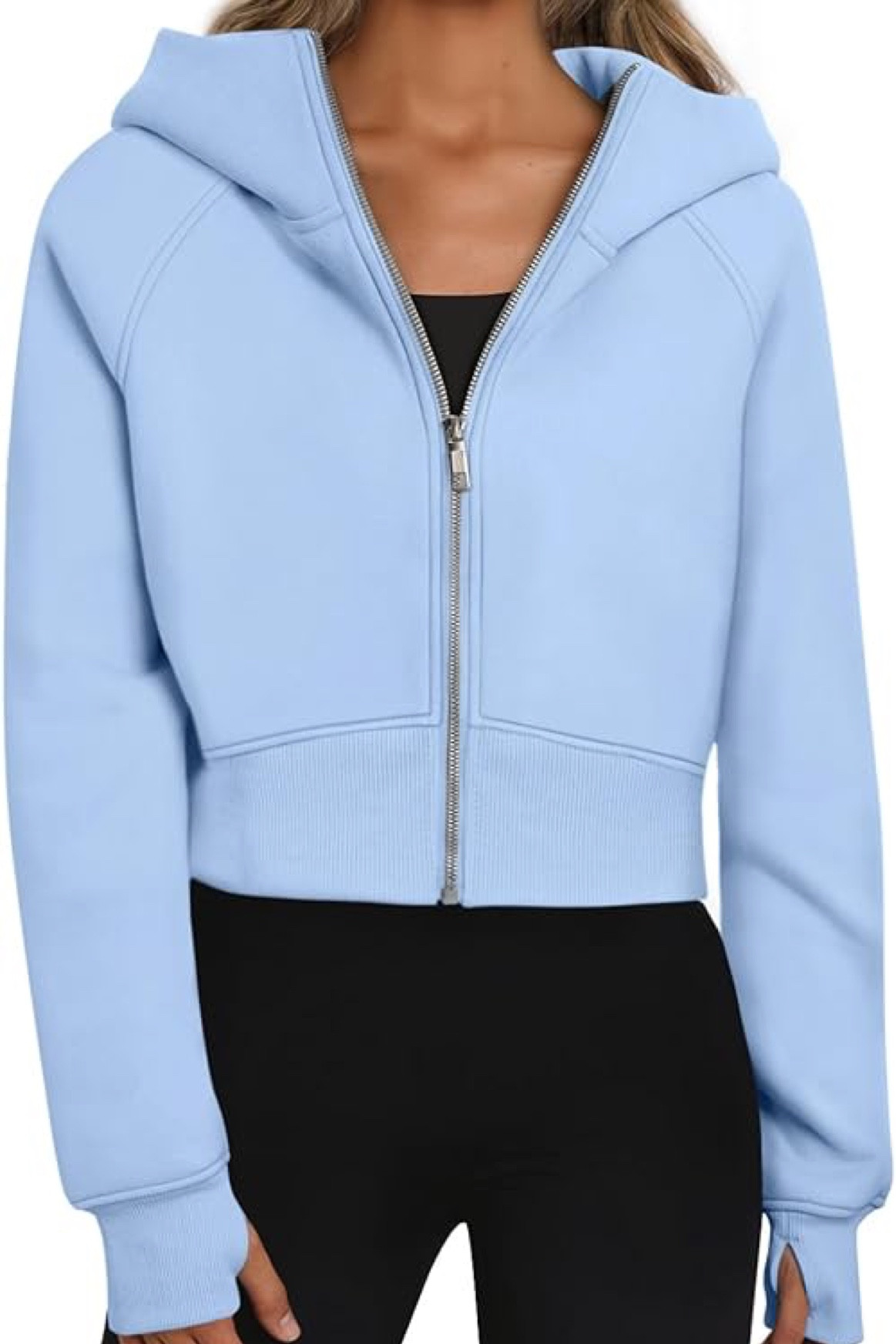 This designer look for less zip up hoodie sweatshirt is so comfortable and amazing quality for the price! It comes in several colors and I wear size small! 

#LTKActive #LTKFitness #LTKFindsUnder50