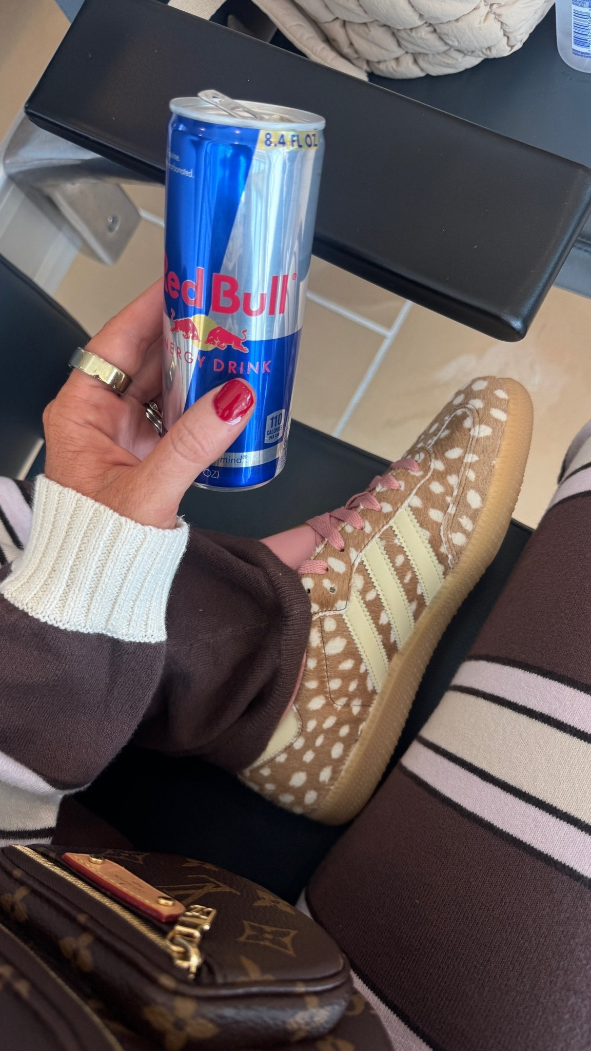 LTK con travel outfit with the cutest new fawn print adidas

#LTKootd #LTKCon