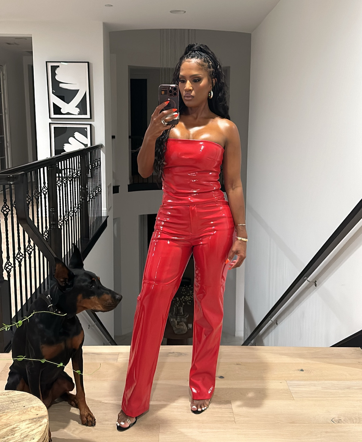 All red outfit #outfit #outfitideas